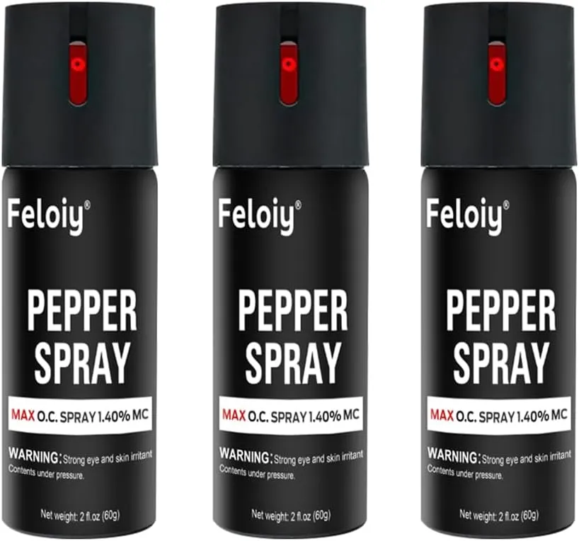 (1-4 Pieces) New flip-top Safety Pepper Spray, Lightweight and Stylish, Easy to Carry