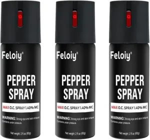 (1-4 Pieces) New flip-top Safety Pepper Spray, Lightweight and Stylish, Easy to Carry