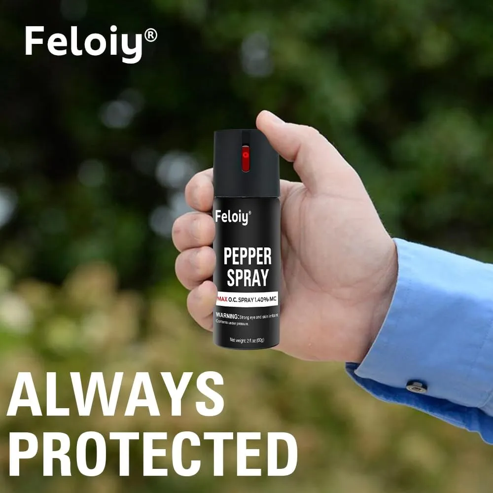 (1-4 Pieces) New flip-top Safety Pepper Spray, Lightweight and Stylish, Easy to Carry