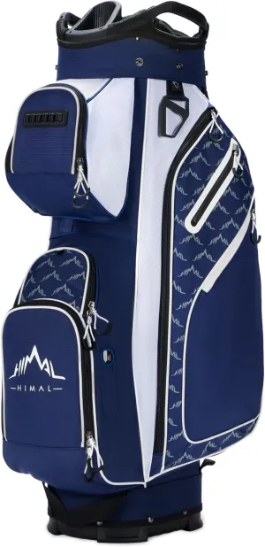 14 Way Golf Cart Bag Featuring Full-Length Divider Top and Multiple Pockets, Golf Bag for Men with Handles and Rain Cover