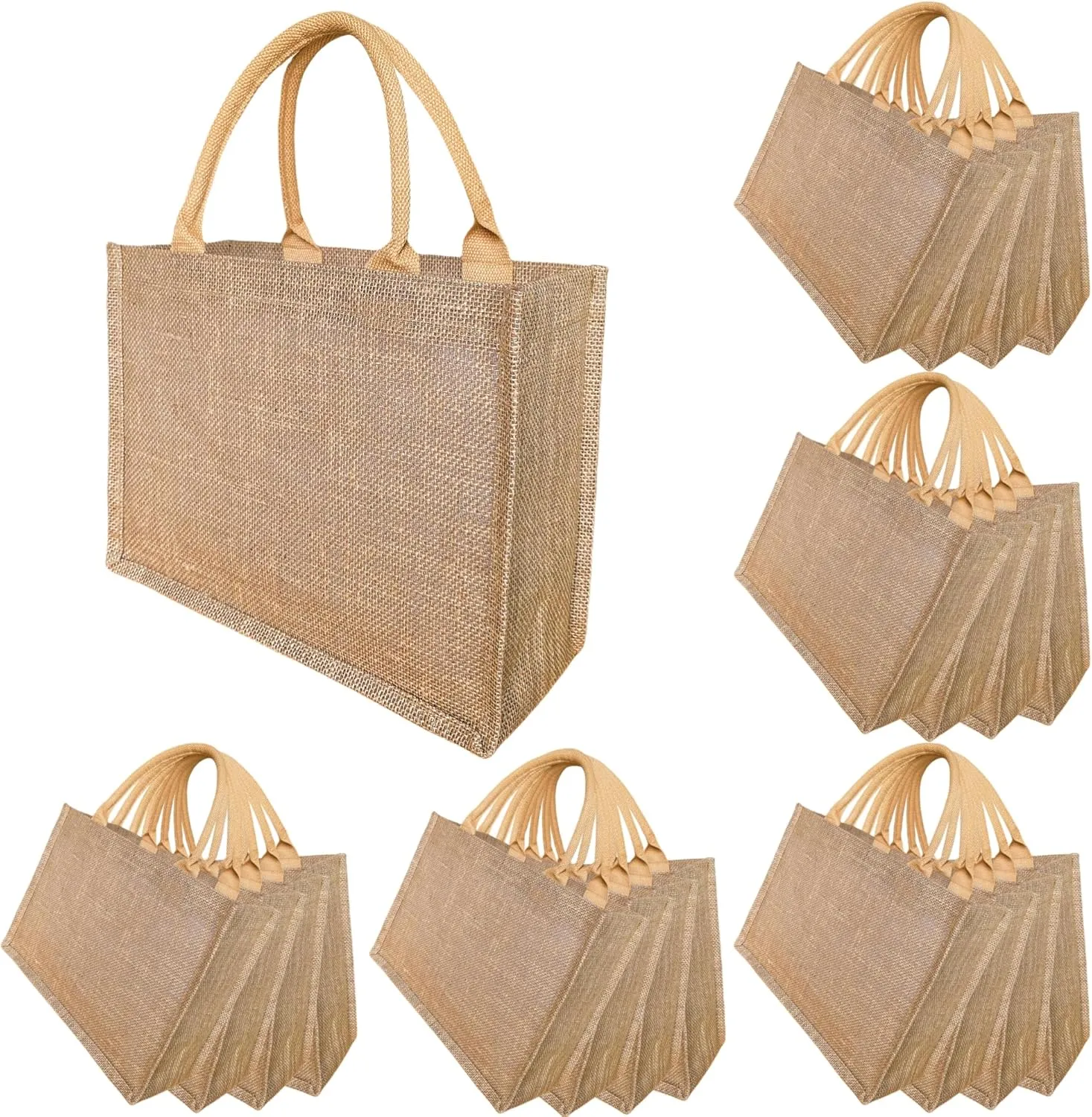 1pcs 20 pcs burlap tote bags jute bridesmaid gift burlap gift beach bags bulk