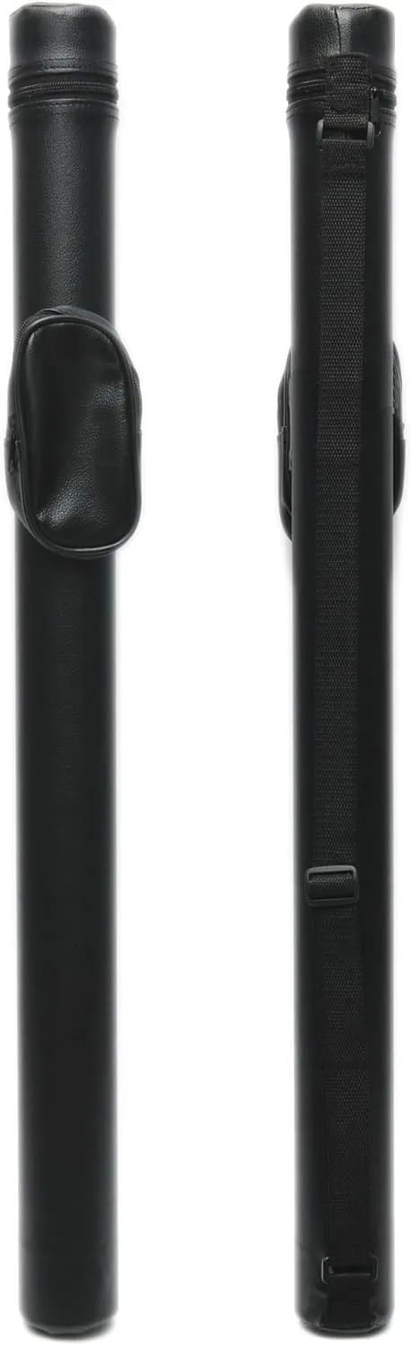 1x1 Hard Pool Cue Case Billiard Stick Carrying Pool Cue Case - 1B1S - Holds 1 Butt and 1 Shaft (Several Colors Available)