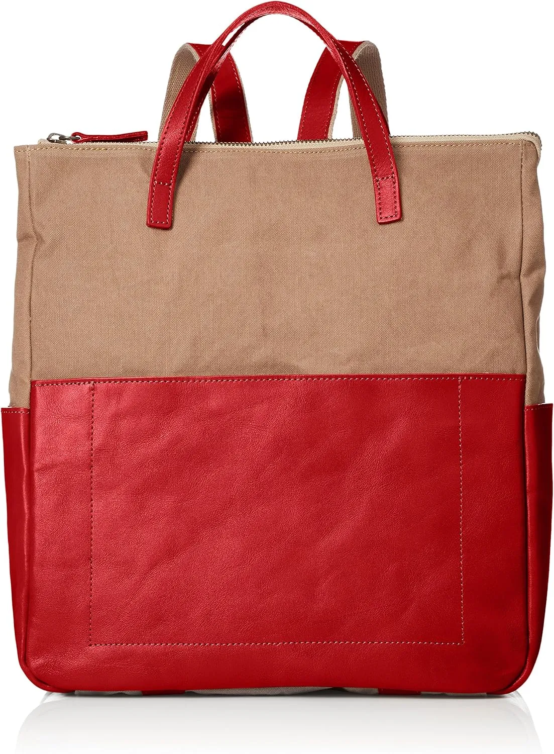 2-Way Canvas & Leather Bag