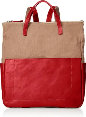 2-Way Canvas & Leather Bag