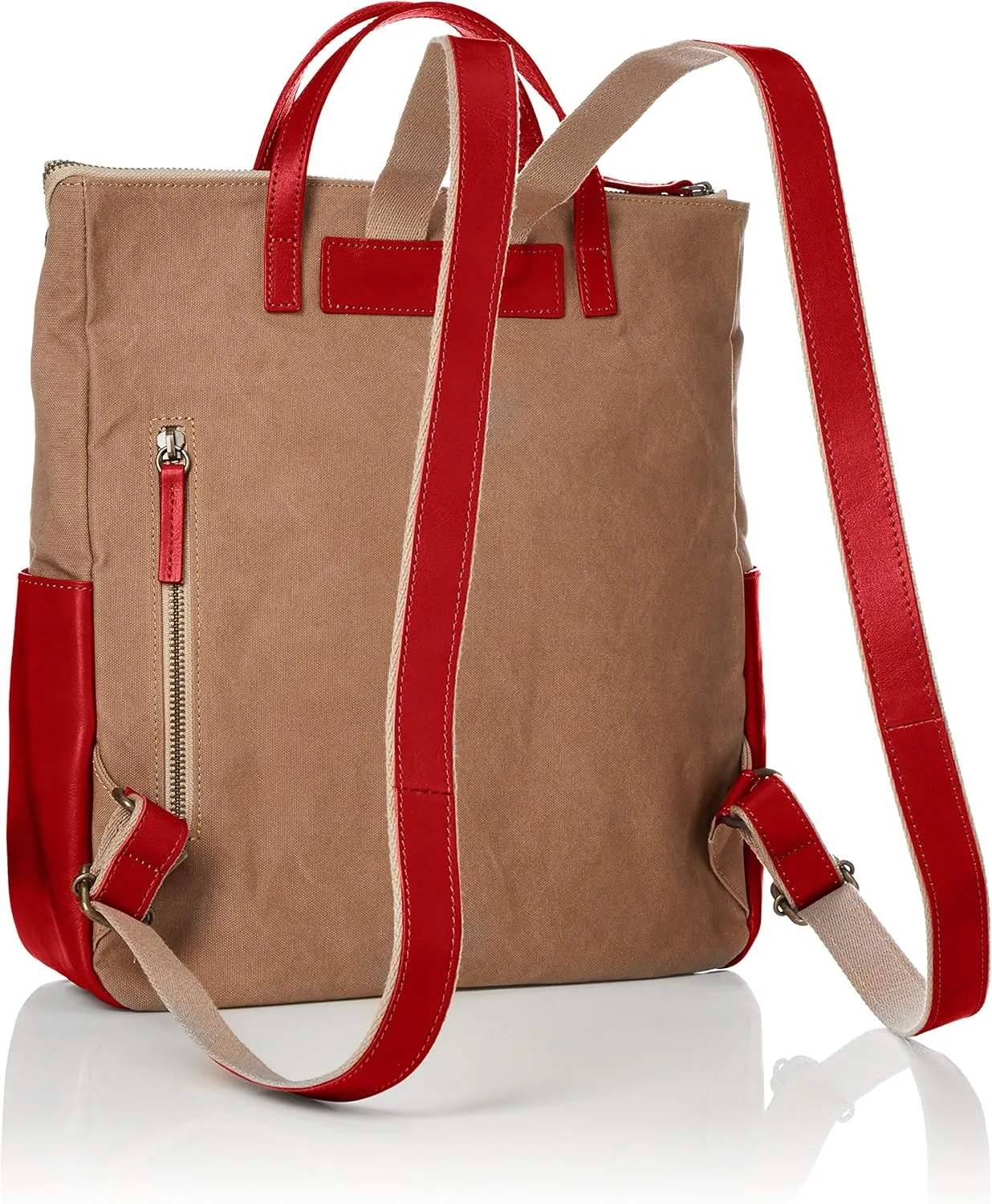 2-Way Canvas & Leather Bag