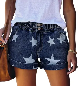 2025 Jean Shorts for Women Casual Stretchy Denim Summer Hot Short