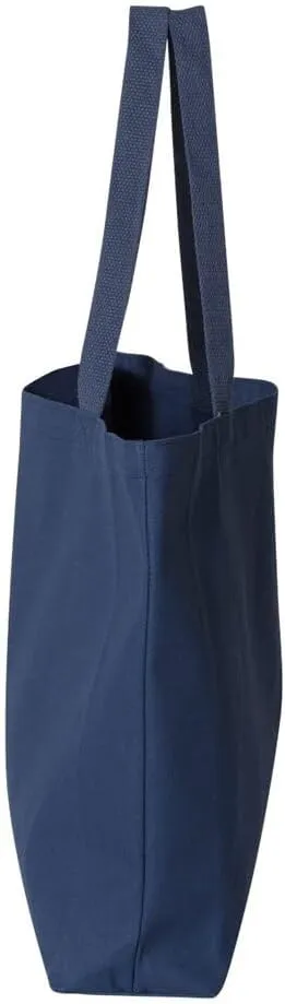 5 | 6 | 12 | 24 | 48 | 192 Isabella Blank Cotton Canvas Large Reusable Grocery Tote Bags