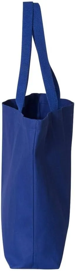 5 | 6 | 12 | 24 | 48 | 192 Isabella Blank Cotton Canvas Large Reusable Grocery Tote Bags