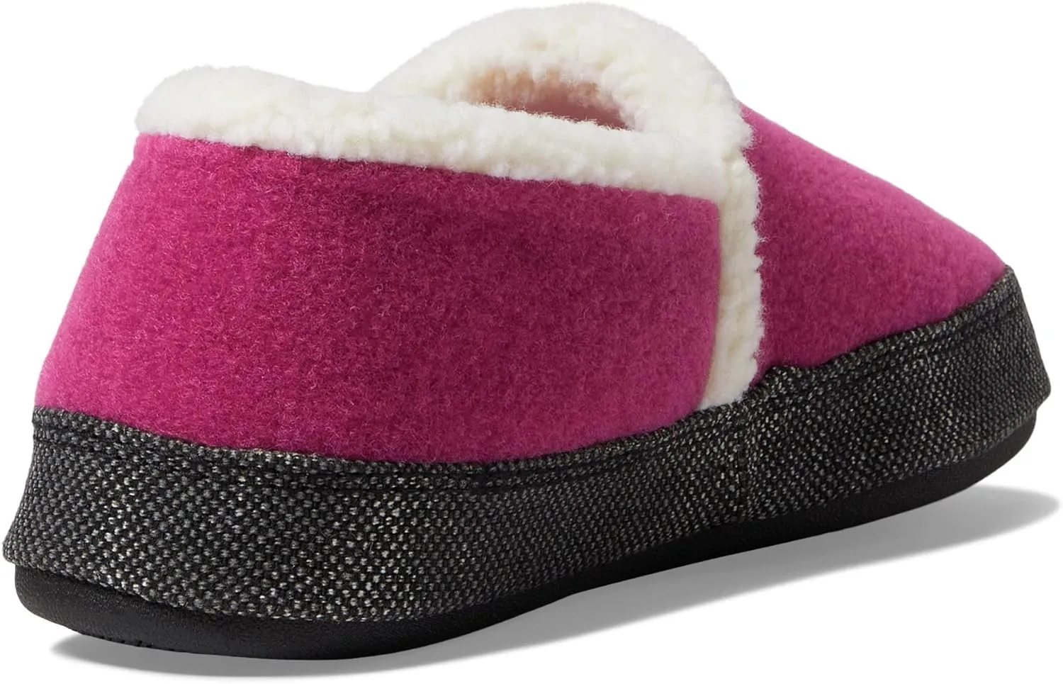 Acorn Women's All-Season Recycled Berber Madison Moc Slippers, Faux Fur Moc Toe, Solid, Bow, US Women's Size
