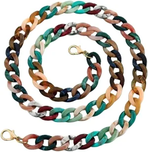 Acrylic Resin Chain Strap for Purse,Replacement Bag Chain Strap,Handbag DIY Accessories