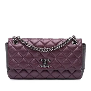 Aged Calfskin Lady Pearly Flap