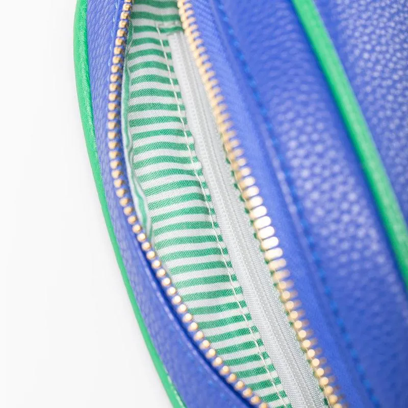 Aggie Bag - Cobalt & Green
