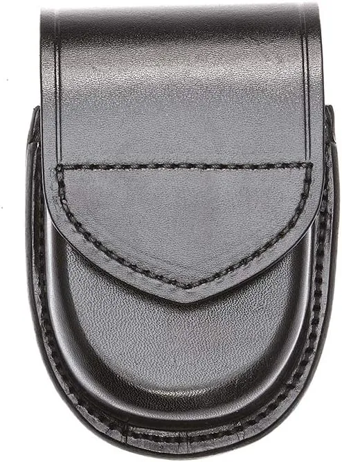 Aker Leather Products Double Handcuff Case Aker Leather 500D Double Handcuff Case, Plain, Velcro, Black