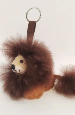 Alpaca Lion Keychain
