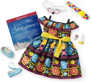 American Girl Truly Me Día de Muertos Celebration Outfit for 18-inch Dolls (Doll Sold Seperately)