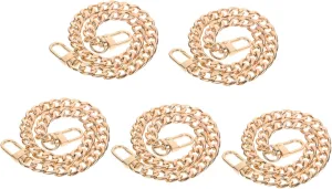 Artibetter DIY Bag Straps Metal Chain Set Tote Bag Chain Handbag Replacement Exquisite Craftsmanship
