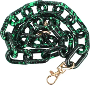 ARTSEWPLY 1Pc Acrylic Clutch Chain Lightweight Handbag Strap Bag Decoration Versatile Purse Chain Accessory for DIY Projects Snowflake Easy to Use with Convenient Buckles