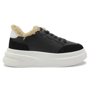 Ash Impuls Fur Leather Women's Low Top Sneakers