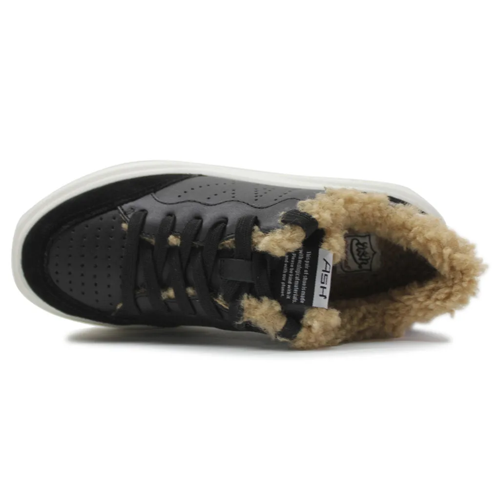Ash Impuls Fur Leather Women's Low Top Sneakers