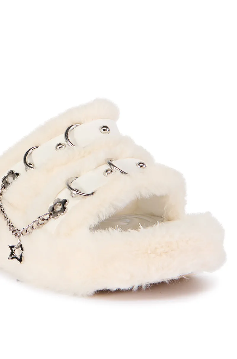 AZALEA WANG CECILE SANDAL IN WHITE ***RG TEST
