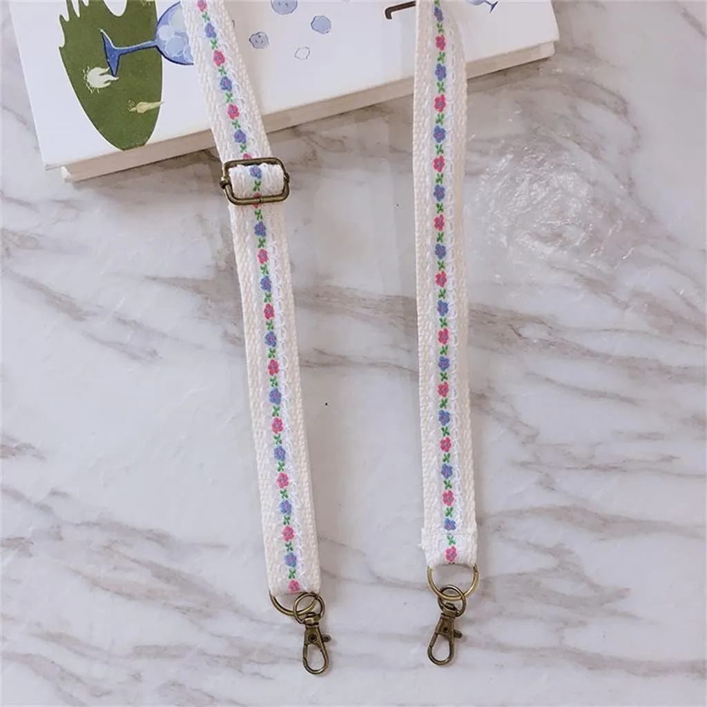 Bag Wide Shoulder Strap Women's Bag Backpack Replacement Strap Woven Embroidery Shoulder Crossbody