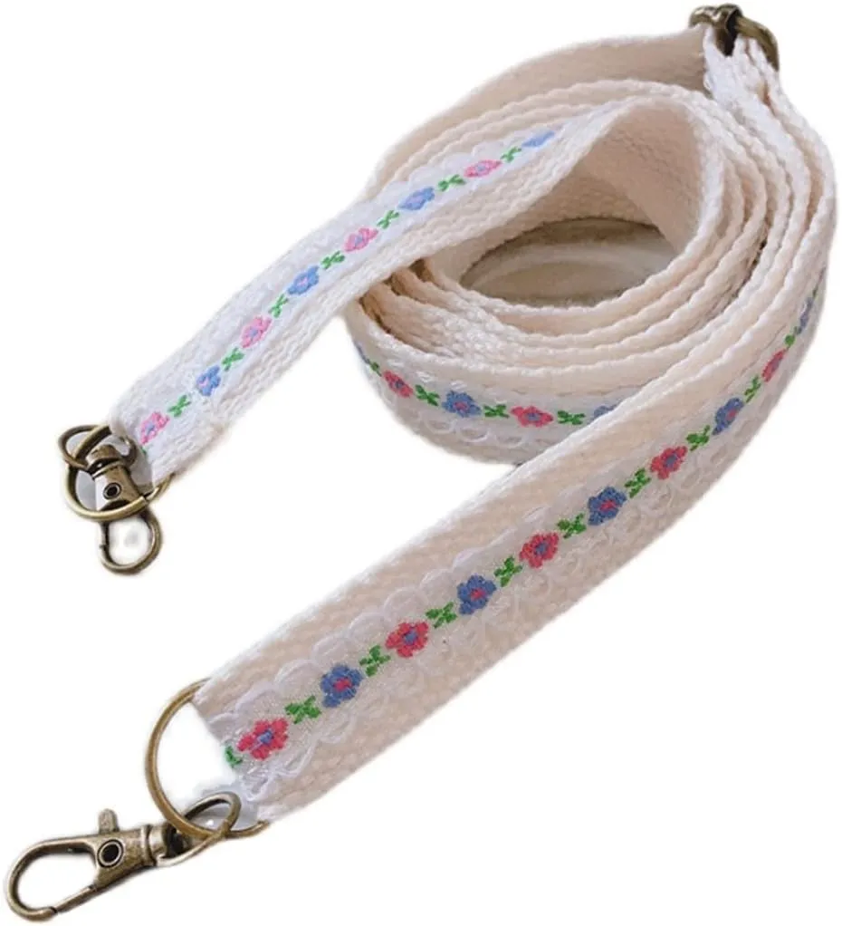 Bag Wide Shoulder Strap Women's Bag Backpack Replacement Strap Woven Embroidery Shoulder Crossbody