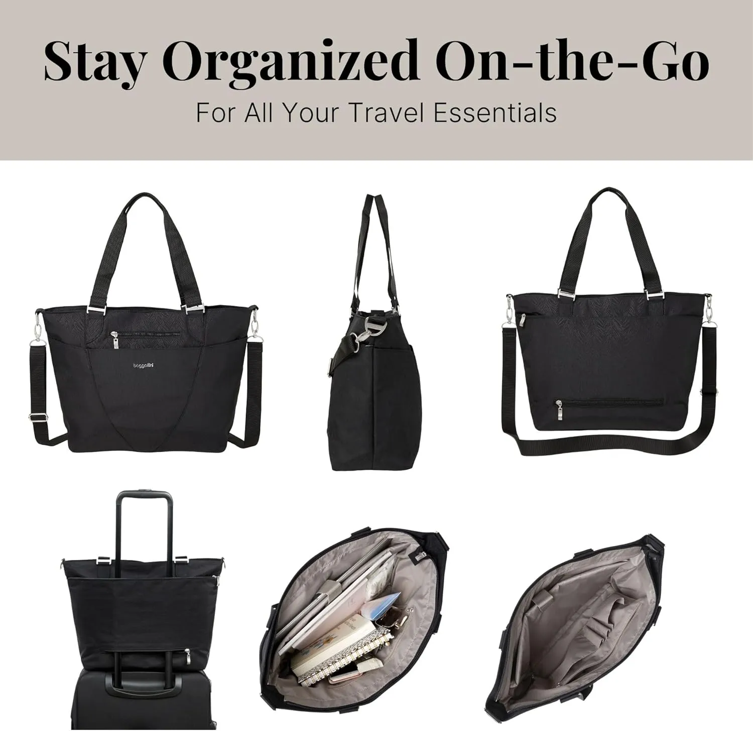 Baggallini unisex adult Avenue Tote