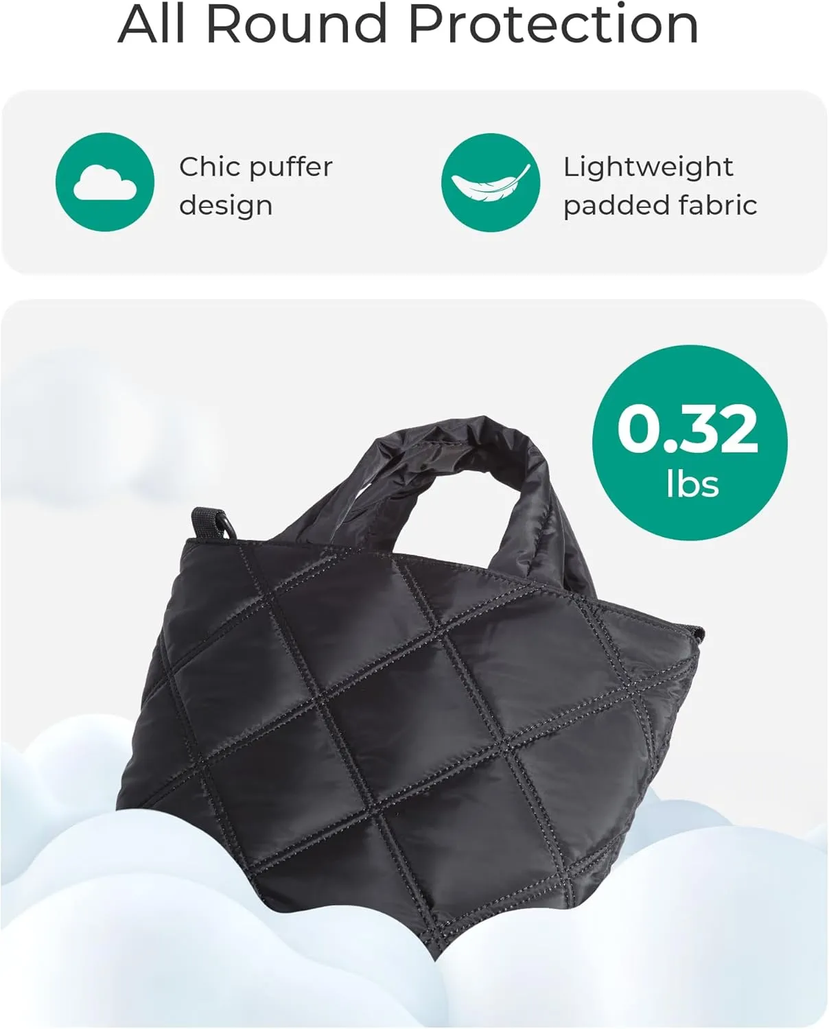 BAGSMART Small Crossbody Bags for Women, Lightweight Mini Crossbody Purses for Women, Tote Handbags for Daily Use,Travel