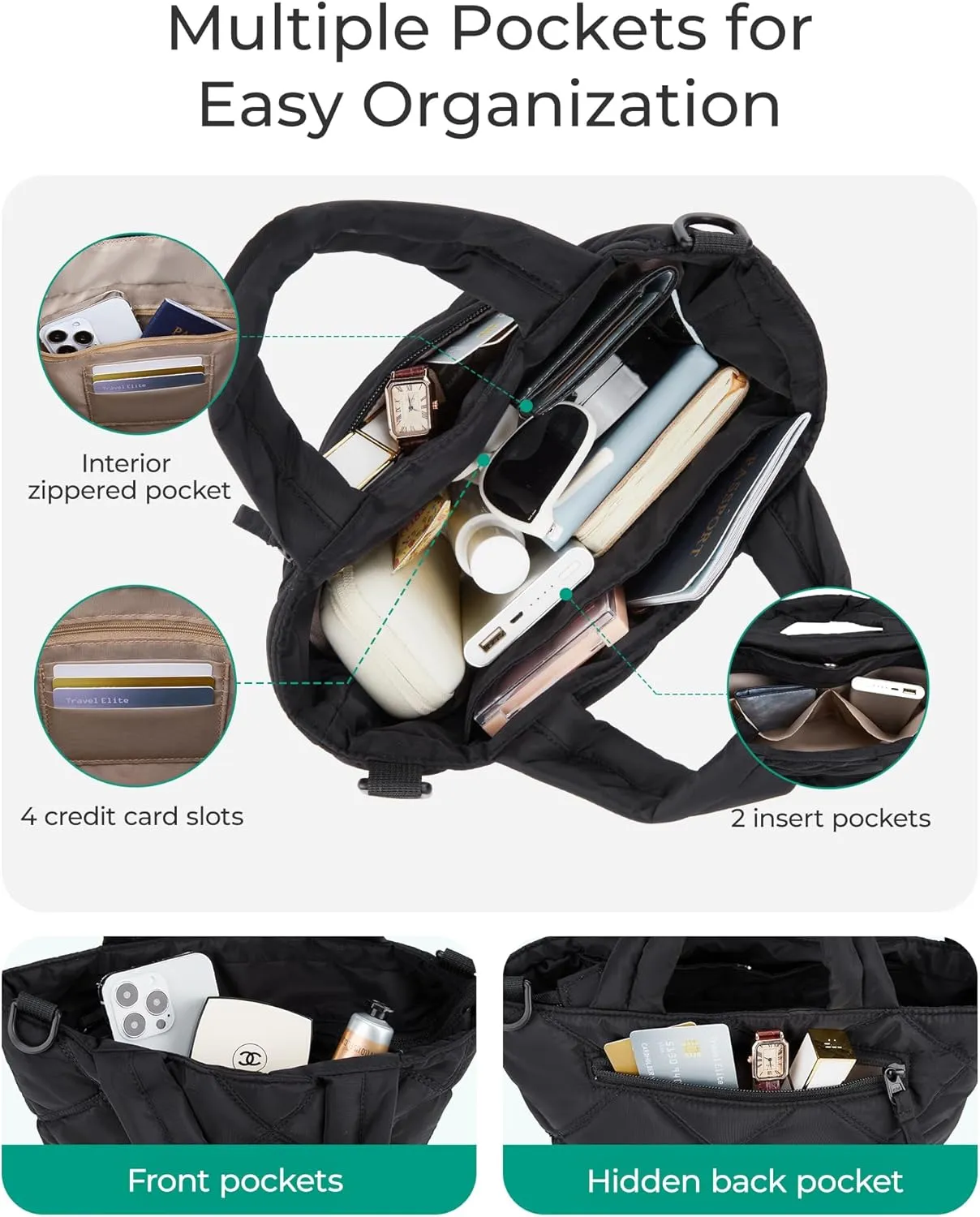 BAGSMART Small Crossbody Bags for Women, Lightweight Mini Crossbody Purses for Women, Tote Handbags for Daily Use,Travel