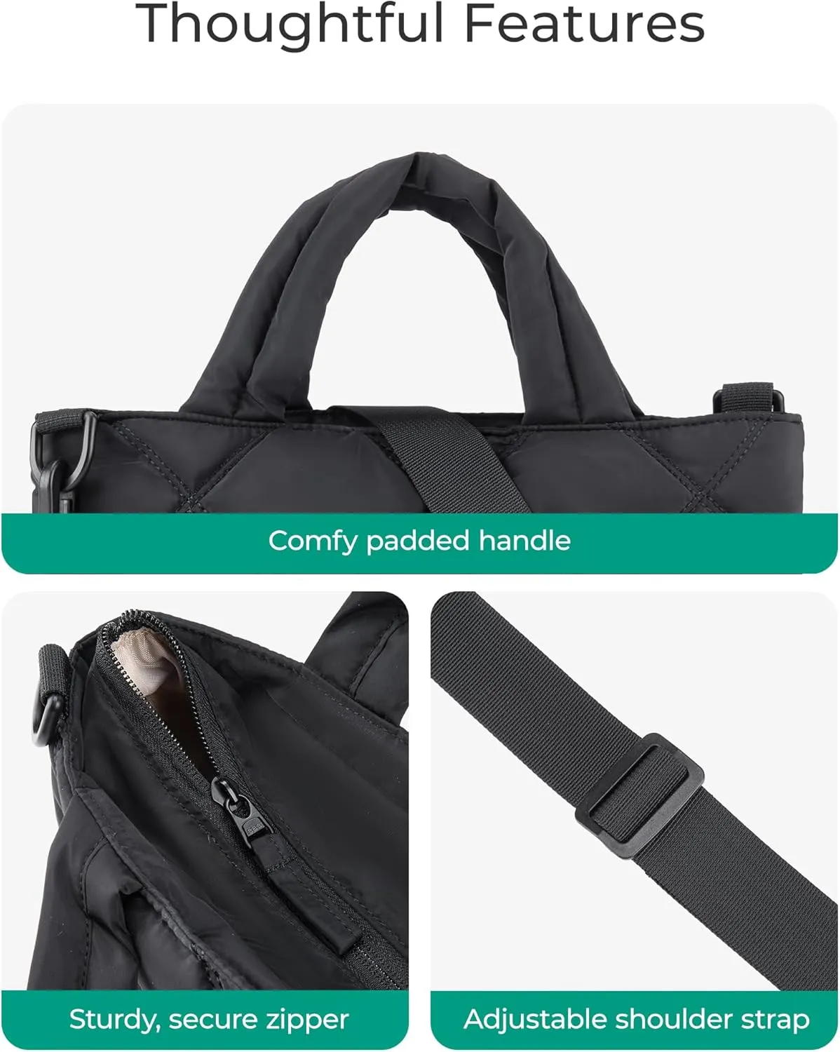 BAGSMART Small Crossbody Bags for Women, Lightweight Mini Crossbody Purses for Women, Tote Handbags for Daily Use,Travel