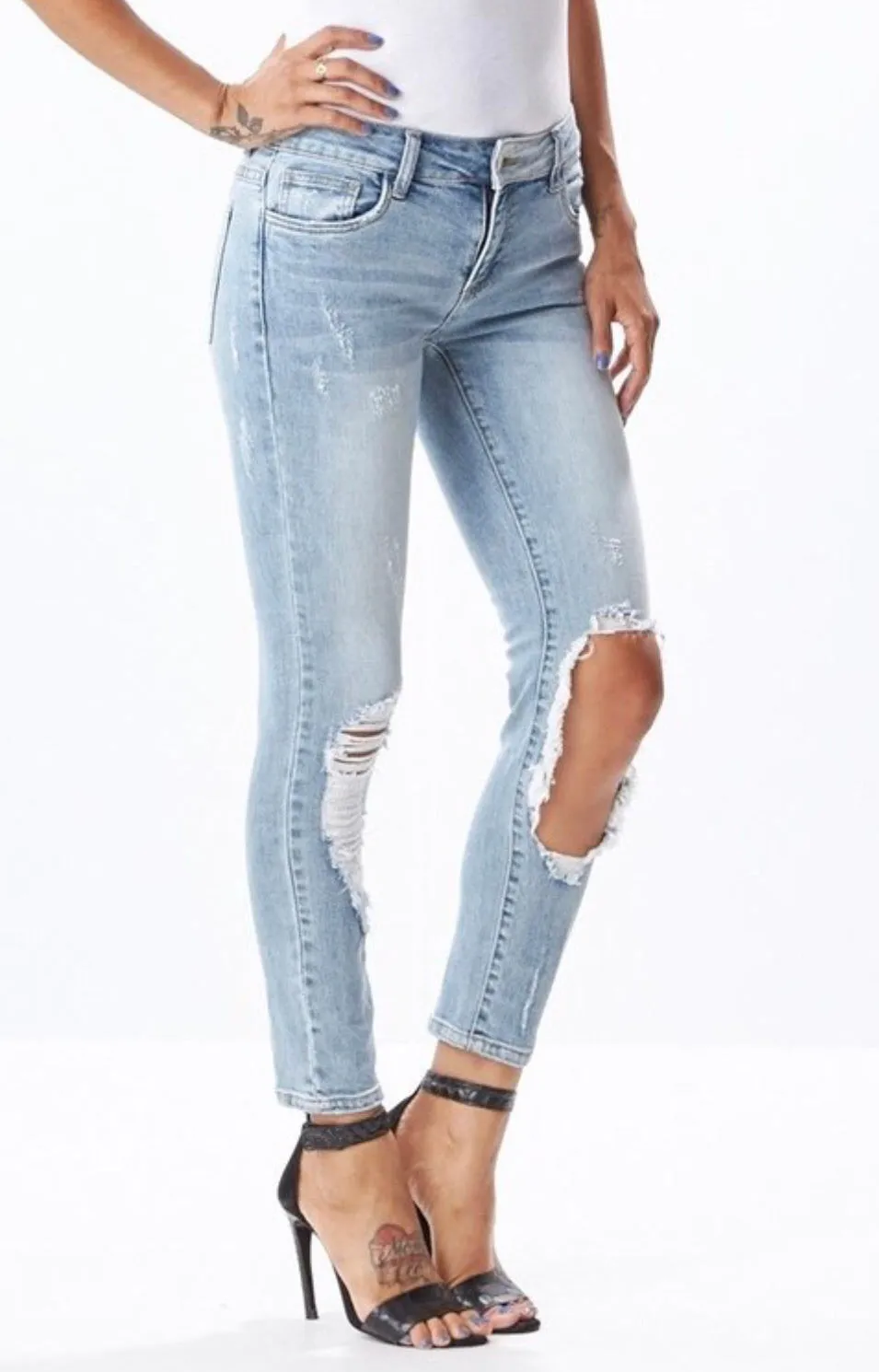 Bailey Distressed Denim