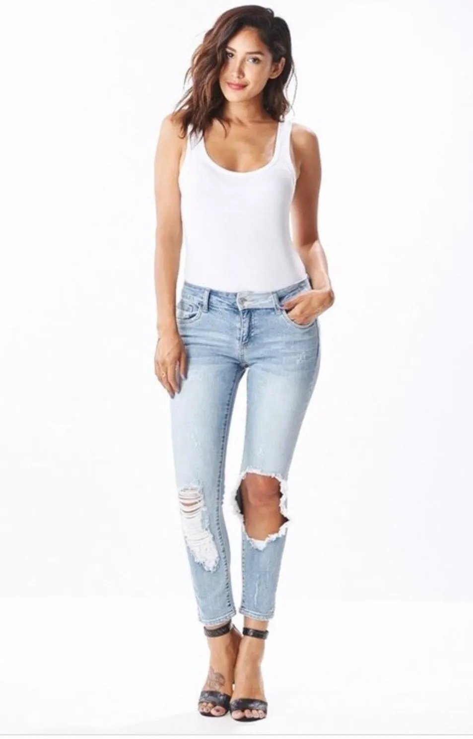 Bailey Distressed Denim