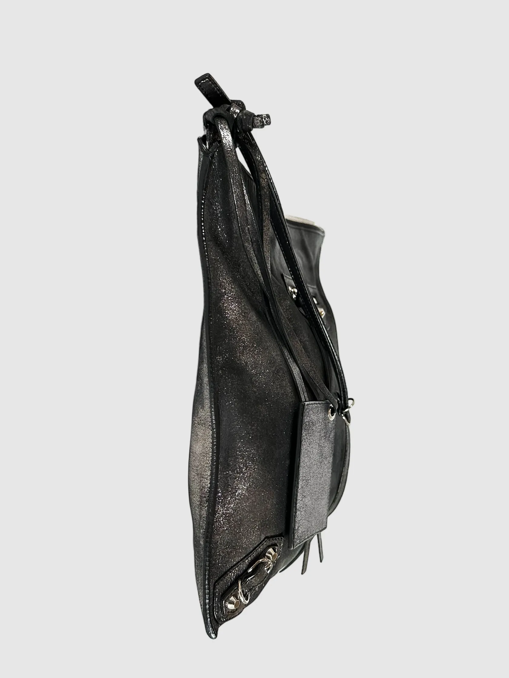 Balenciaga Leather Papier Crossbody Bag