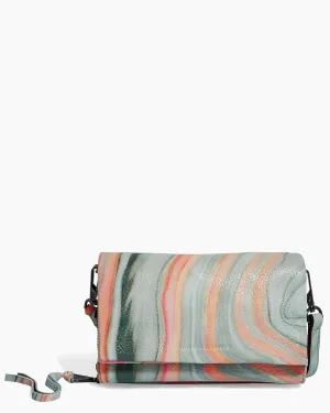 Bali Crossbody Wallet Purse for Women - Small Leather Crossbody Bag - Removable Strap for Clutch Versatility