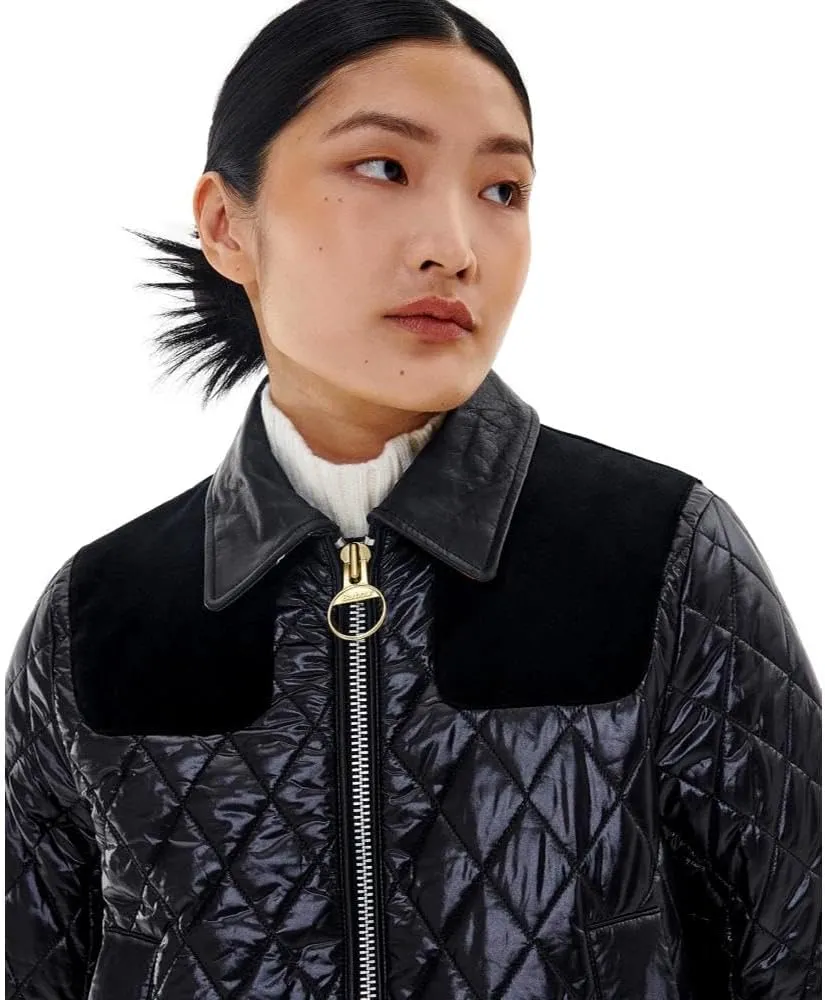 Barbour Women's Premium Carlton Quilted Jacket, Black/Classic