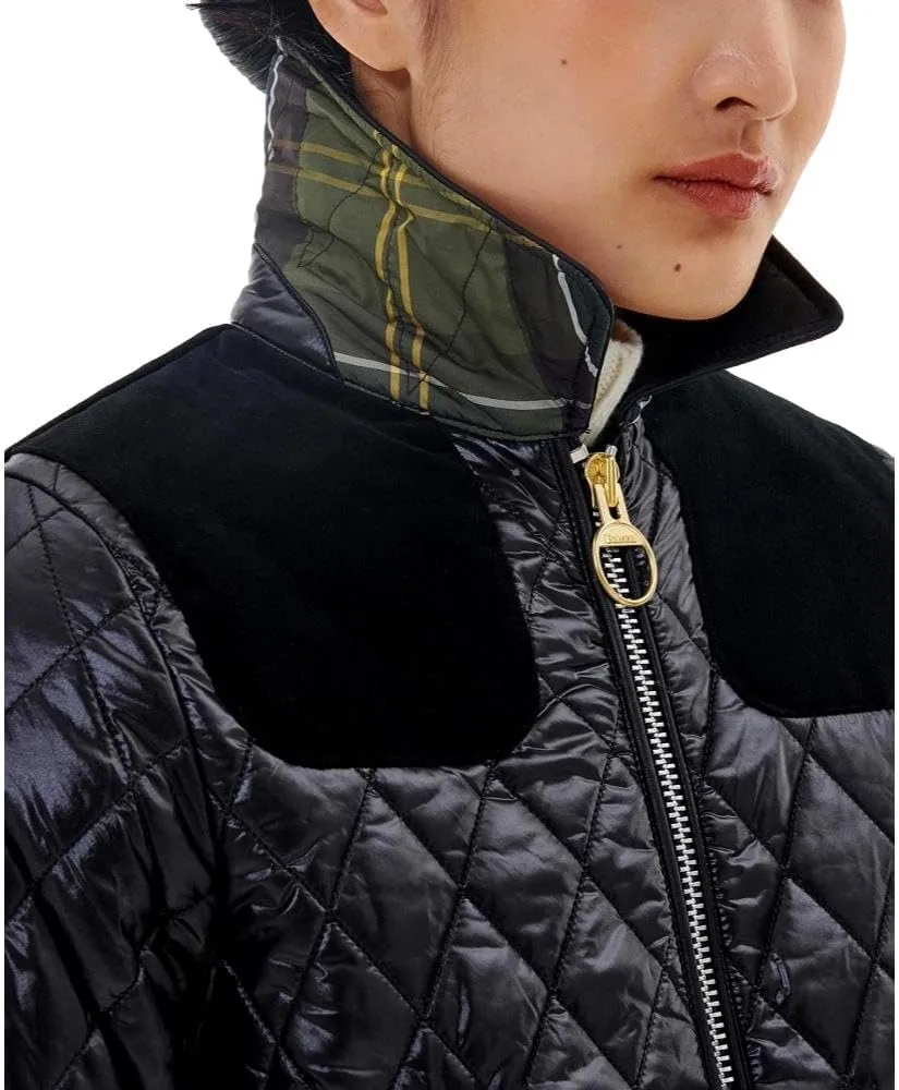 Barbour Women's Premium Carlton Quilted Jacket, Black/Classic