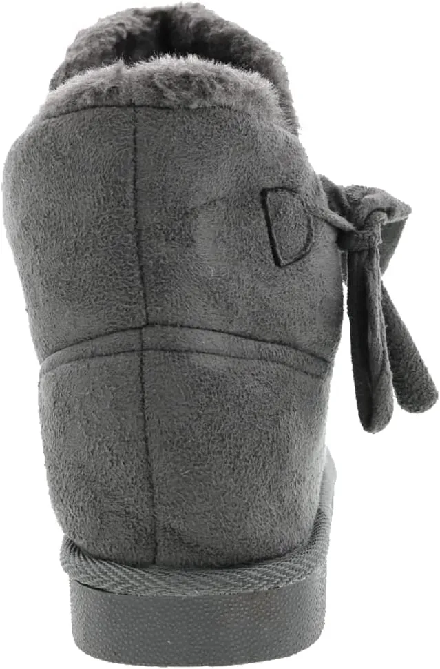 Bellini Ace Women's Short Microsuede Winter Boot With Bow