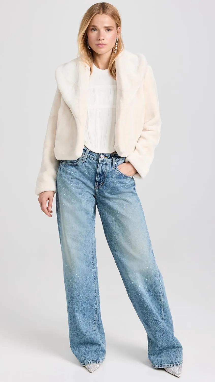 [BLANKNYC] womens Women's Faux Fur Jacket
