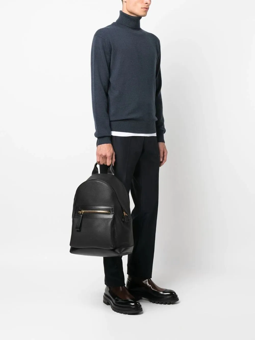 Buckley Grained Leather Backpack