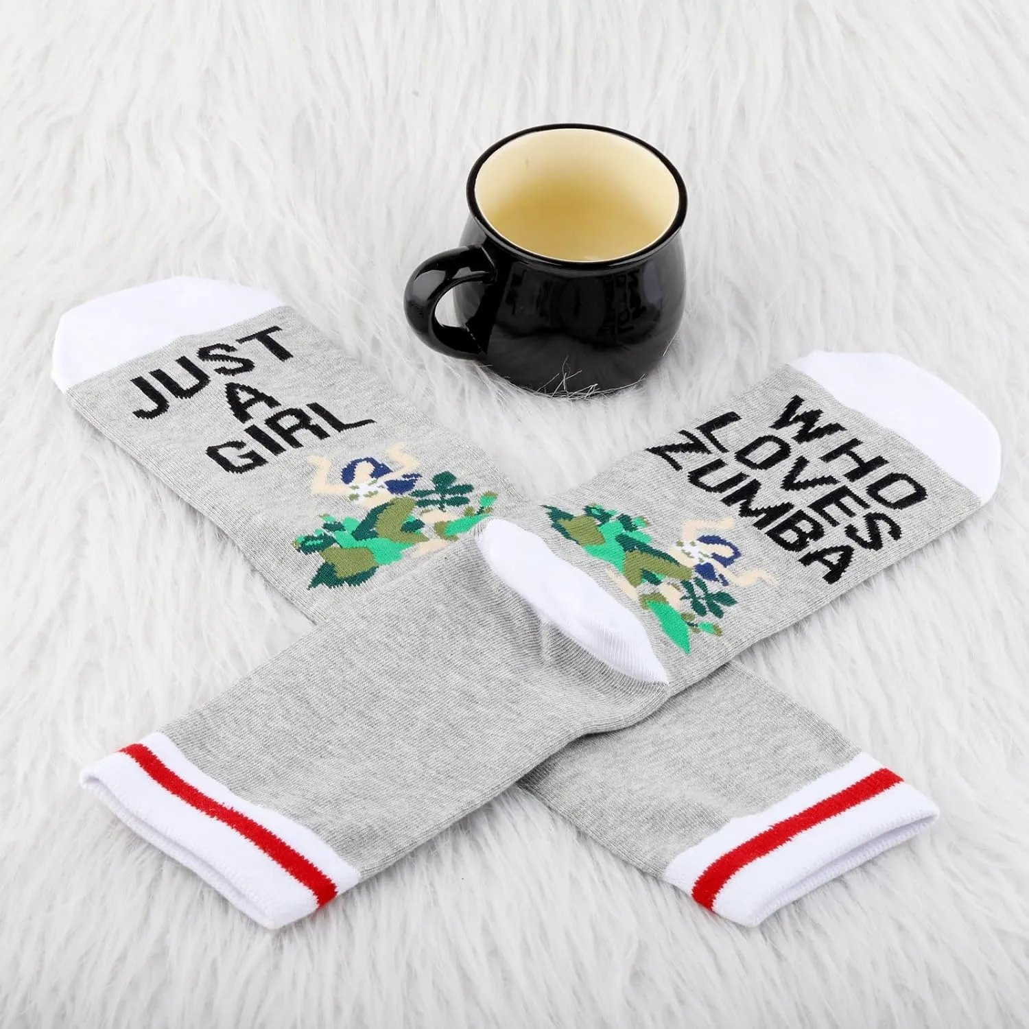 BWKTOP Zumba Socks For Women - Zumba Lover & Teacher Gifts