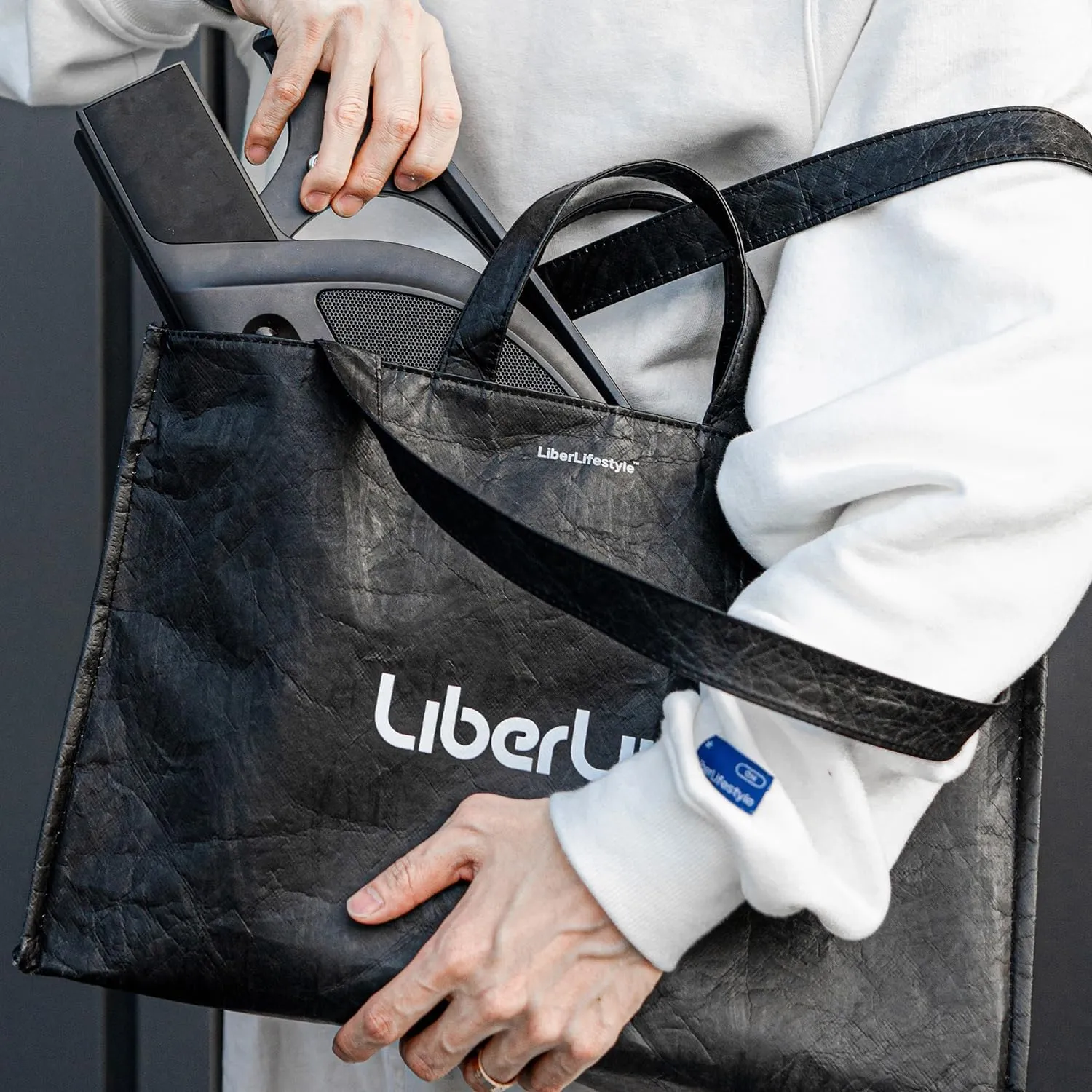 C1 Accessory Package - Tyvek Tote, a Replacement Shoulder Strap, and Chord Stickers (Black)