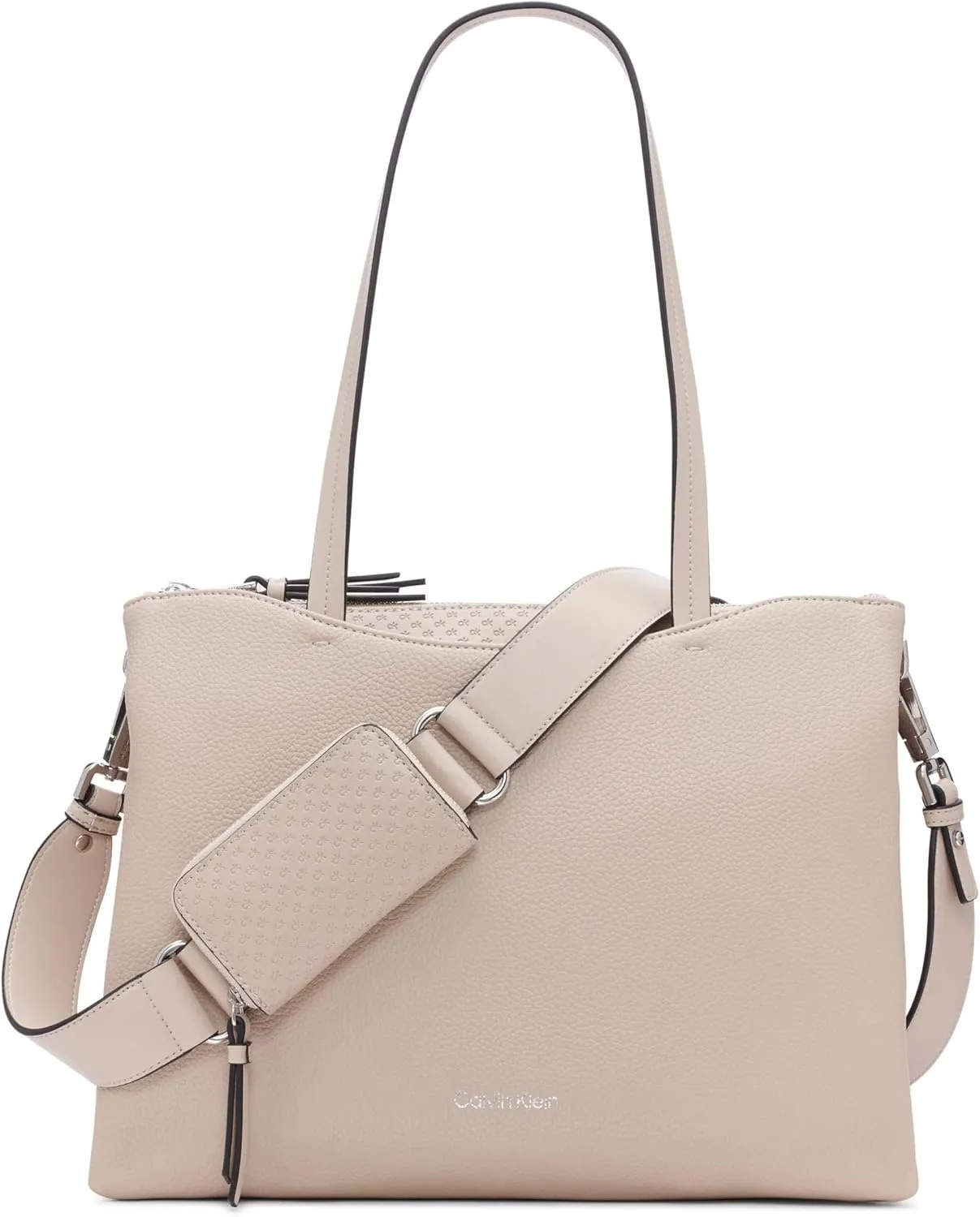 Calvin Klein Chrome Organizational 2 in 1 Tote