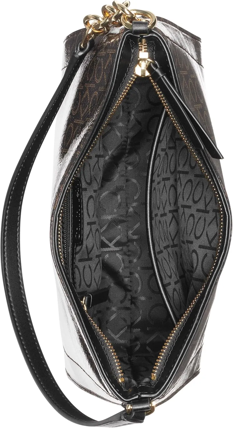 Calvin Klein Nova Chain Hobo Shoulder Bag