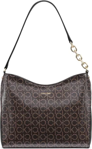 Calvin Klein Nova Chain Hobo Shoulder Bag