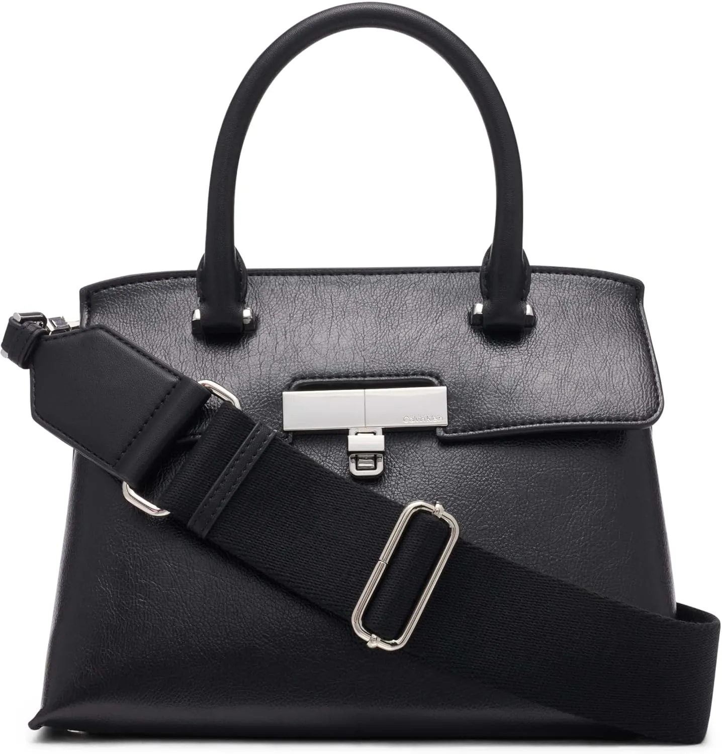 Calvin Klein Women's Becky Mini Crossbody Bag – 2 in 1, Vegan Leather, 2 Pockets