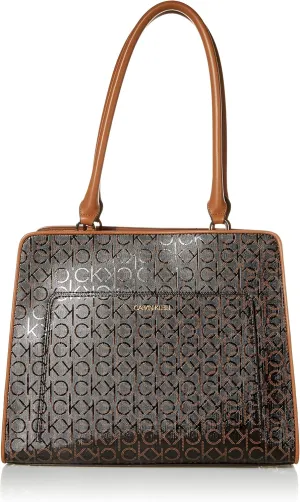 Calvin Klein Women's Margot Textured Logo Emboss Tote
