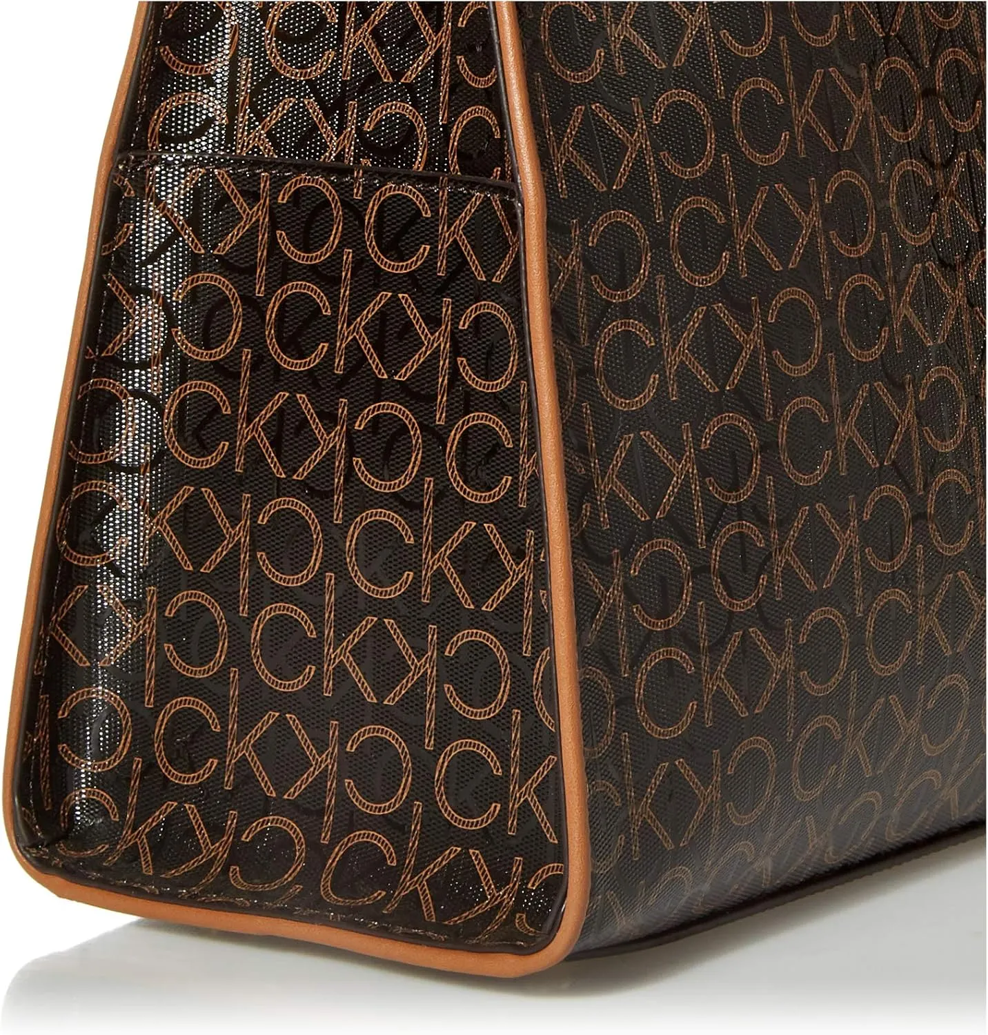 Calvin Klein Women's Margot Textured Logo Emboss Tote