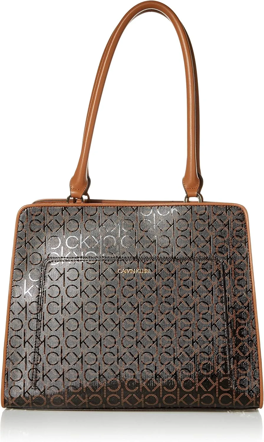 Calvin Klein Women's Margot Textured Logo Emboss Tote