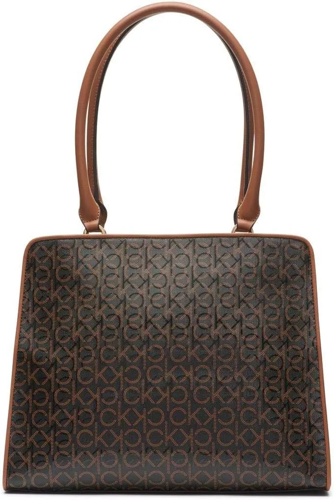Calvin Klein Women's Margot Textured Logo Emboss Tote
