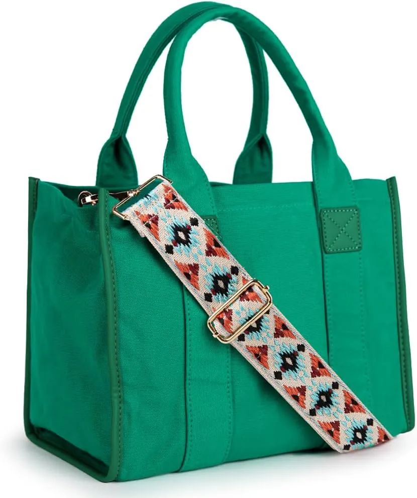 Canvas Tote Bag for Women Top Handle Handbag Crossbody Tote Bag for Women